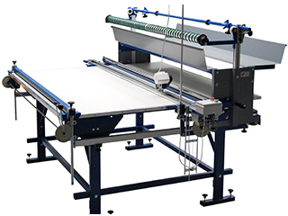 Стужачная раскройная машына R1000 з плыўным рэгуляваннем хуткасці і паветранай падушкай